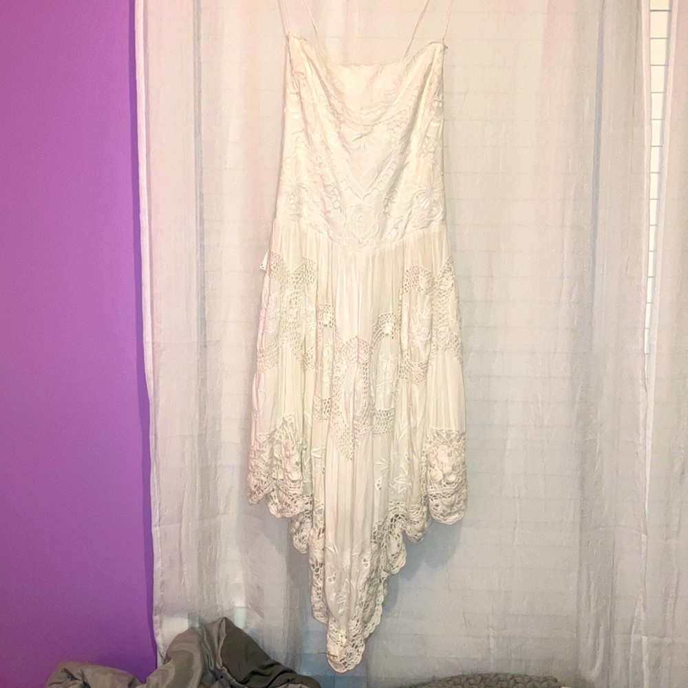 Free People Cream Maxi Dress
